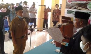 Kades Sukanagara Lantik Aep Saepudin,SM Sebagai Kepala Urusan Tata Usaha dan Umum