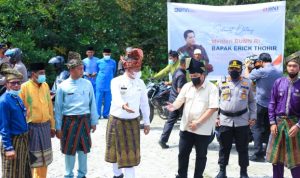Menteri BUMN Erick Thohir Kunjungan Kerja ke Kabupaten Meranti