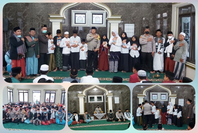 Subuh Keliling di Kawalu, Wakapolres Tasikmalaya Kota Jalin Komunikasi Kamtibmas dan Berikan 10 Al-Qur'an kepada Anak Yatim