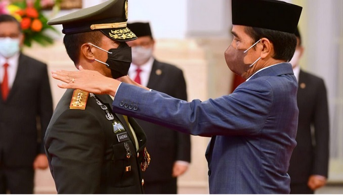 Jokowi Lantik Andika Perkasa