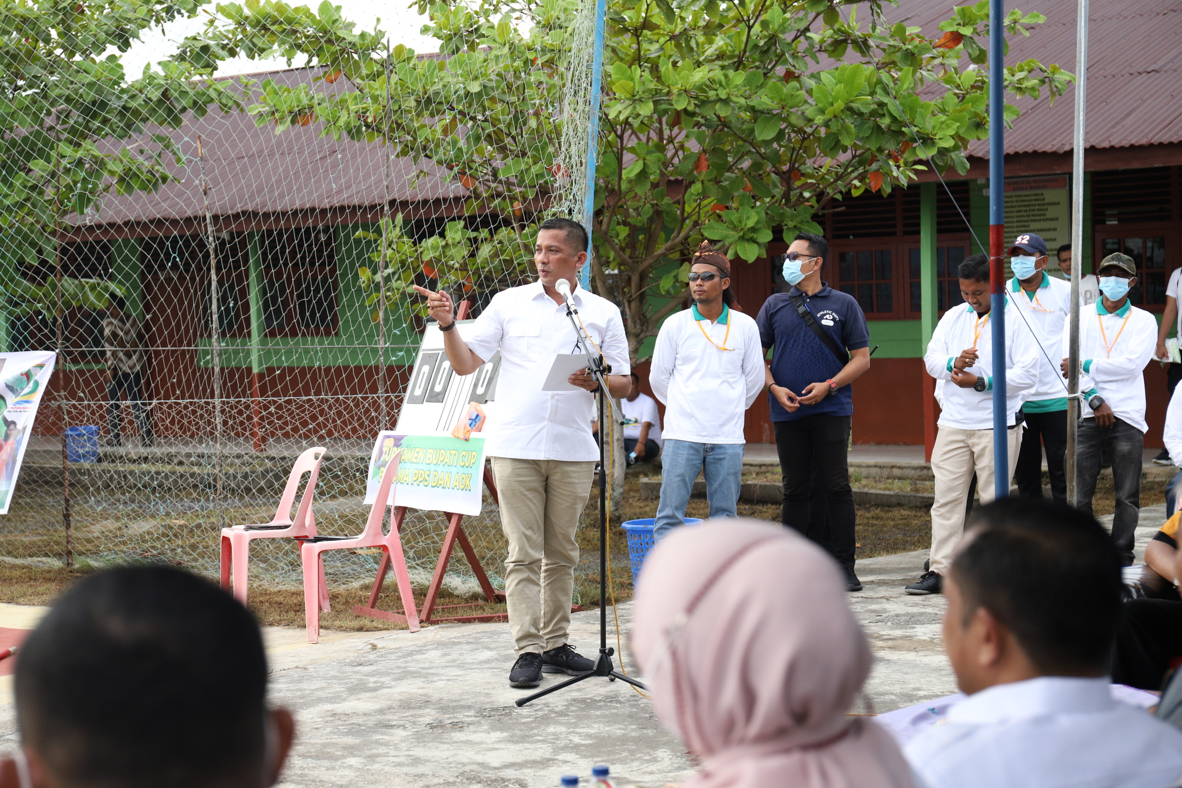 Buka Turnamen Volleyball Bupati Cup ke 1, Bupati: Jangan Fokus ke Porprov, Kita Perbaiki dari Dalam Dulu