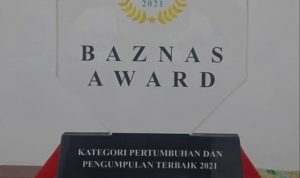 BAZNAS OKI Berhasil Raih Penghargaan BAZNAS Sumsel Award 2021