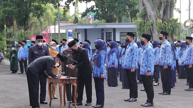 Ambil Sumpah 265 CPNS Menjadi PNS, Bupati Ciamis Tekankan 3 Hal