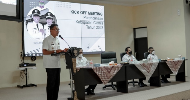 Kick Off Meeting Perencanaan 2023, Bupati Ciamis Sebut Saatnya Menyamakan Persepsi