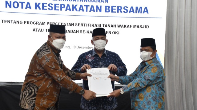 Pemkab OKI Dorong Sertifikasi Tanah Tempat Ibadah