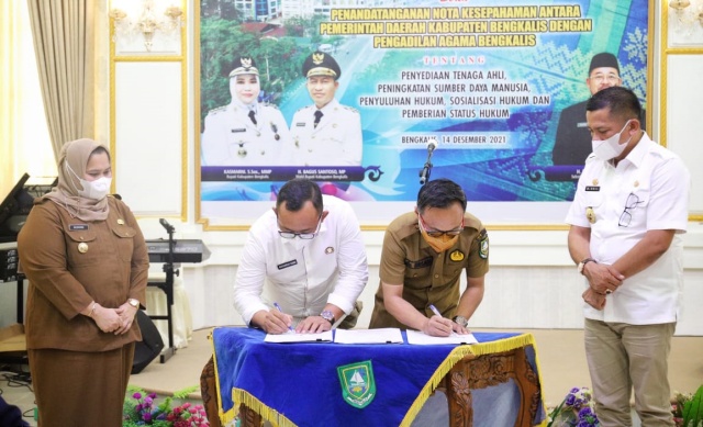 Jamin Kesehatan Warganya, Pemkab Meranti MoU dengan RSUD Bengkalis