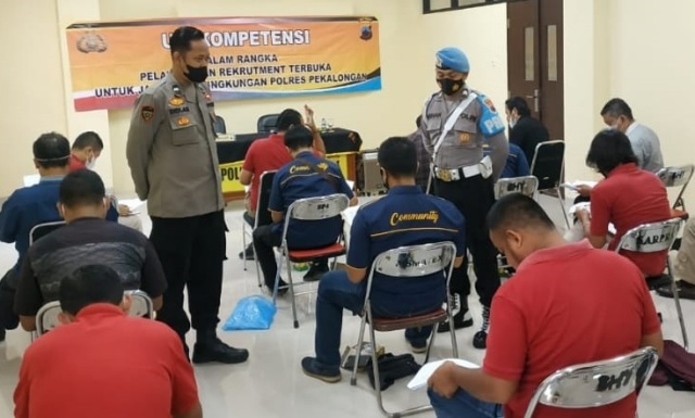 Polres Pekalongan Gelar Uji Kompetensi Rekruitmen Terbuka Jabatan Panitintelkam