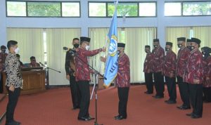 Bupati Herdiat Kukuhkan Pengurus Lembaga Lanjut Usia Indonesia Kabupaten Ciamis