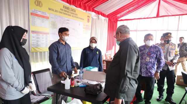 Kunjungan Staf Ahli KEMENKO PMK Dalam Rangka Monitoring Pelaksanaan Nataru di Kabupaten Kuningan