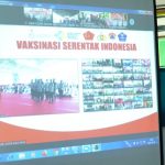 Kapolres Banjar Bersama Instansi Terkait Ikuti Zoom Meeting Pimpinan Kapolri tentang Vaksinasi Merdeka Anak