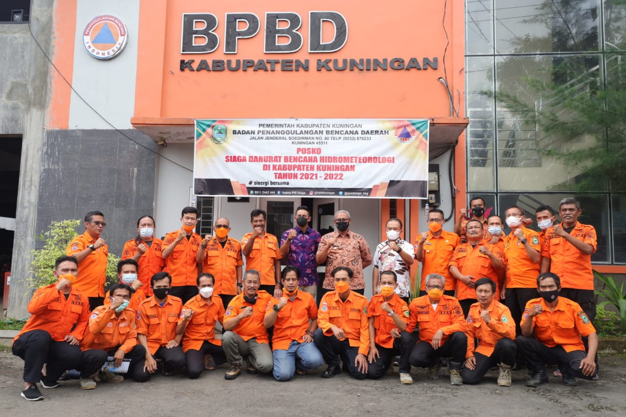 Silaturahmi ke BPBD Kabupaten Kuningan, Bupati Acep Minta Jajaran Tim BPBD Selalu Siaga Hadapi Bencana