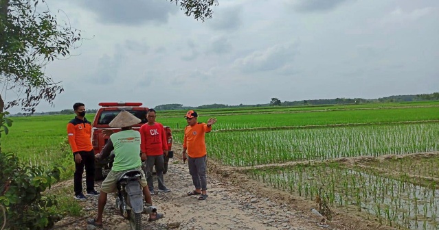 Pemkab OKI Upayakan Bantuan Benih Terhadap Pelani Lahan Fuso Kena Banjir