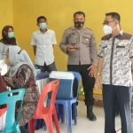 Bupati Labusel Tinjau Langsung Pelayanan Vaksinasi di Gedung SBBK dan Kec.Kampung Rakyat