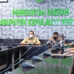 Bupati HM Adil bersama Forkopimda Kabupaten Kepulauan Meranti Mempersiapkan Upaya Pencegahan Melalui Peningkatan Kemampuan Peringatan Dini