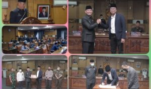 DPRD Kab.OKU Menggelar Rapat Paripurna Dengan Agenda Laporan Keterangan Pertanggung Jawaban (LKPJ) Tahun 2021