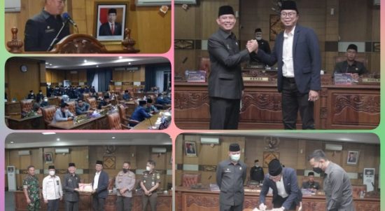 DPRD Kab.OKU Menggelar Rapat Paripurna Dengan Agenda Laporan Keterangan Pertanggung Jawaban (LKPJ) Tahun 2021