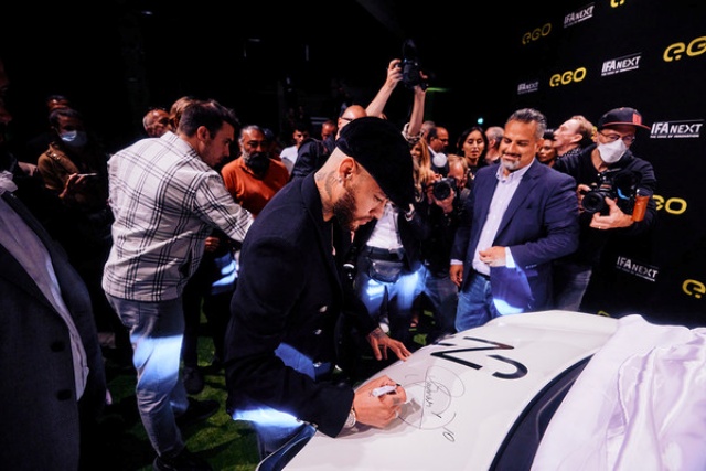 Electromobility with Innovation, Practicality and Purpose: Brazilian Football Sensation, Neymar Jr., Unveils e.GO Mobile's Next Generation Line Up E.Wave X