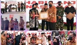 1collage Bupati dan Wakil Bupati Tasikmalaya Dampingi Menteri Sosial pada Peringatan Hari Lanjut Usia Nasional Ke-26 Tahun 2022 di RS Singaparna Medika Citrautama