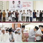 Bupati Tasikmalaya Melaksanakan Salat Idulfitri 1443 H Bersama Warga di Masjid Besar Baiturrahman Singaparna