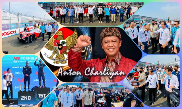 CATATAN ANTON CHARLIYAN : Presiden Jokowi dan Event Balapan Formula-E