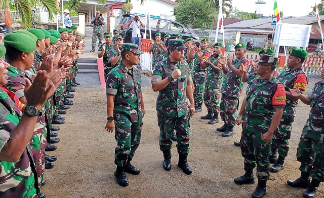 Orang Nomor Satu di Kogabwilhan III Tinjau Langsung Kesiapan Satuan TNI Tiga Matra dan Pos Satgas TNI Pulau Terluar Utara NKRI