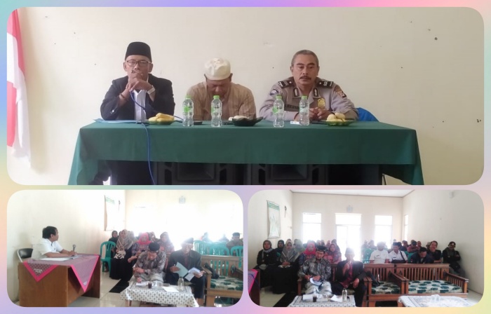 Kanit Binmas Polsek Cisayong Hadiri Pembagian Insentif Tunjangan Ketua RW, RT dan Linmas di Desa Nusawangi
