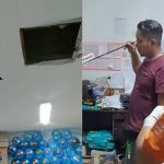 Polsek Indihiang Bersama Inafis Sat Reskrim Polres Tasikmalaya Kota, Melakukan Olah TKP Pencurian di Minimarket Tasco