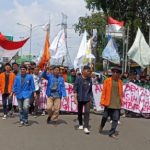 Aliansi BEM Se-Bekasi Gelar Unjuk Rasa di Depan Gedung DPRD. Mahasiwa: BBM Naik Rakyat Menjerit