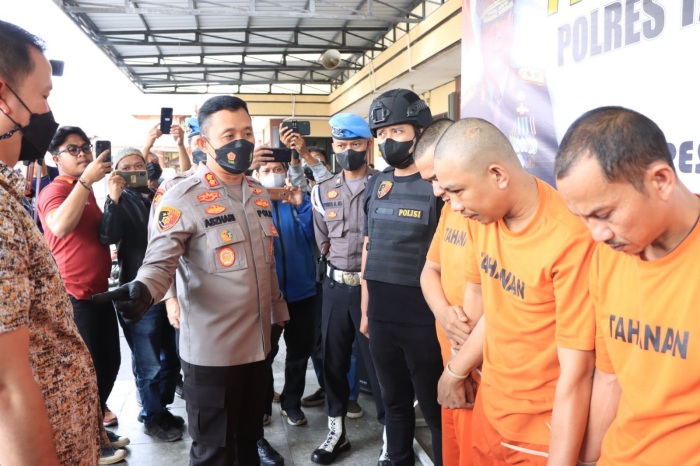 Polres Tasikmalaya Kota Gelar Press Release Kasus Curanmor, Pelaku Merupakan Sindikat Asal Garut, Kuningan dan Lampung
