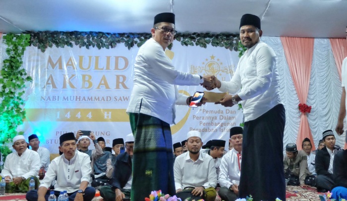 Bupati H.M Adil Hadiri Maulid Akbar Nabi Muhammad di Pulau Burung