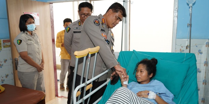 Wujudkan Asa Kembali Bersekolah, Bid Dokkes Polda Riau Lakukan Operasi Kaki Mitha