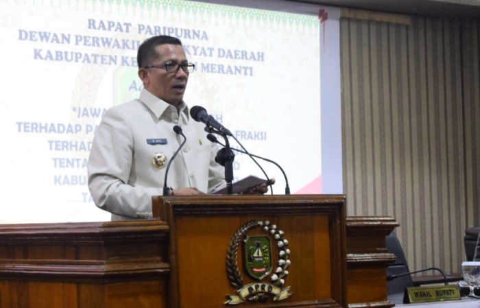 DPRD Kepulauan Meranti Gelar Rapat Paripurna Jawaban Bupati Atas Pandangan Fraksi Tentang APBD 2023