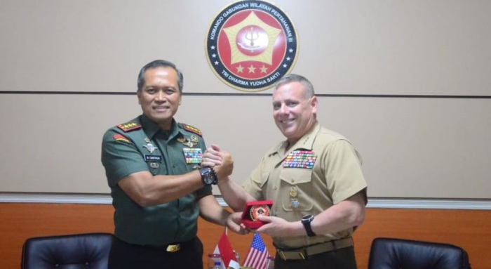 Pangkogabwilhan III Terima Kunjungan Jenderal Bintang Tiga Deputy Commander United States Indo-Pacific Command