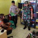 Patroli Gabungan TNI-Polri di Wilayah Hukum Polsek Ciawi , Berhasil Amankan Puluhan Botol Miras.