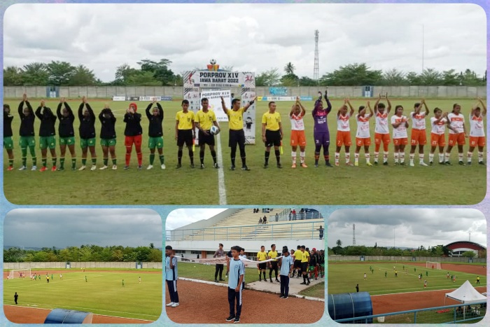 Pada Ajang Porprov XIV Jawa Barat 2022: Tim Kesebelasan Sepakbola Putri Kabupaten Sukabumi Melenggang ke Babak Final Akan Melawan Kabupaten Sumedang
