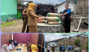 LINTAS PENA MEDIA Group Serahkan Bantuan Semen untuk Pembangunan Mesjid di SMKN Rajapolah