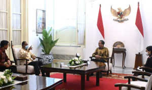 Presiden Jokowi Terima Menteri Luar Negeri Malaysia di Istana Merdeka