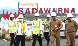 Presiden Jokowi Resmikan Bendungan Sadawarna di Kabupaten Sumedang