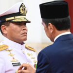 Presiden Jokowi Lantik Muhammad Ali sebagai KSAL di Istana Negara