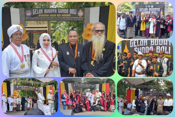 Majelis Agung Tritangtu Sunda Bali Menobatkan Gelar Kehormatan Kepada Hj Ratu Ageng Rekawati Sekaligus Penyerahan Tongkat Komando Ciungwanara Yang Berusia 700 Tahun