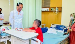 Presiden Jokowi Tinjau RSUD Arifin Achmad Pekanbaru