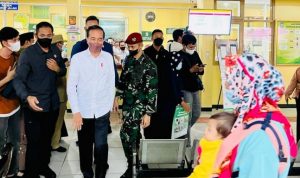 Presiden Jokowi Cek Pelayanan BPJS Kesehatan di Kota Pekanbaru