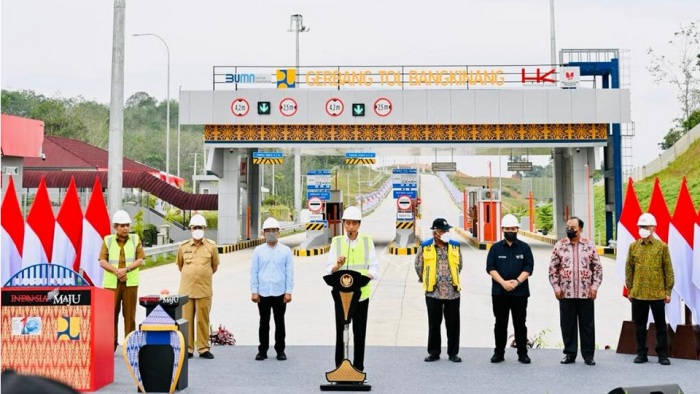 Presiden Jokowi Resmikan Jalan Tol Pekanbaru-Padang Seksi Pekanbaru-Bangkinang