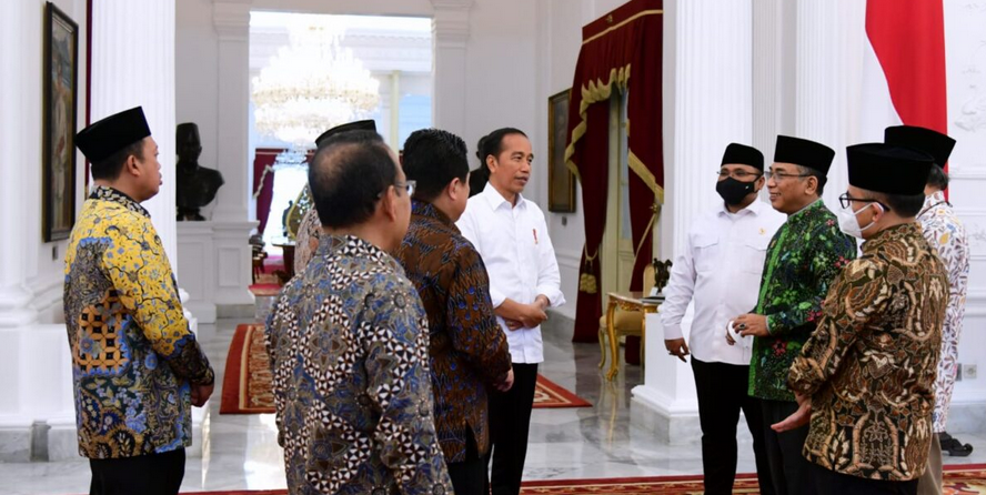 Presiden Jokowi Terima Kunjungan Ketua Umum PBNU