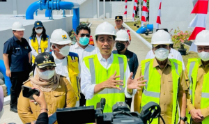 Resmikan SPAM Durolis, Presiden Jokowi Sampaikan Manfaat SPAM bagi Kesehatan Masyarakat