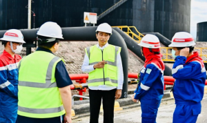 Tinjau Blok Rokan, Presiden Jokowi Yakin SDM Nasional Mampu Kelola Potensi Migas Dalam Negeri