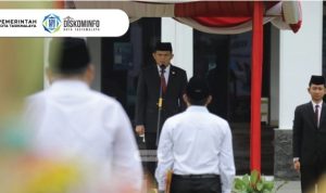 1a enjabat Wali Kota Tasikmalaya Dr. Cheka Virgowansyah, S.STP., M.E Bertindak sebagai Inspektur Upacara Peringatan Hari Amal Bakti Kementerian Agama Ke-77