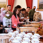 Presiden Jokowi Silaturahmi dengan Wartawan Istana