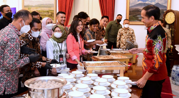 Presiden Jokowi Silaturahmi dengan Wartawan Istana