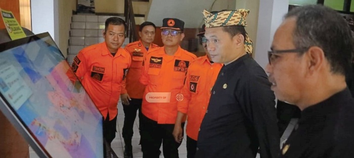 Pj. Walikota Dr. Cheka Virgowansyah, S.STP., M.E. Kunjungi Kantor Badan Penanggulangan Bencana Daerah Kota Tasikmalaya